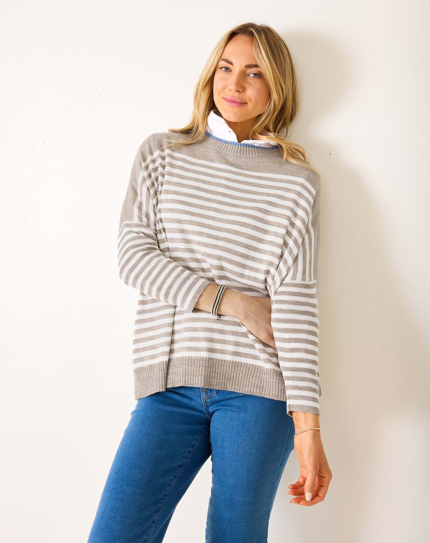Catalina Sweater - Driftwood/Natural