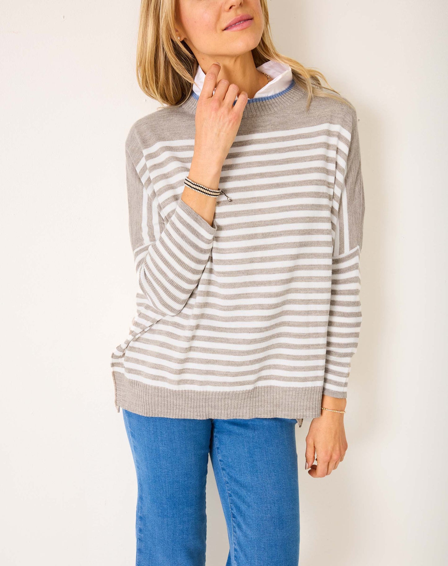Catalina Sweater - Driftwood/Natural