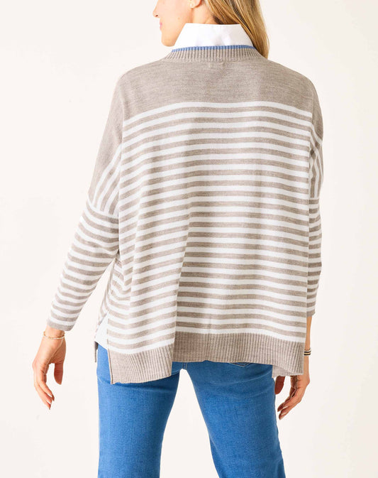 Catalina Sweater - Driftwood/Natural
