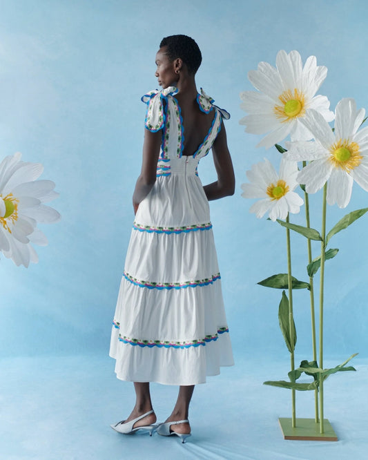 Chelili Dress White