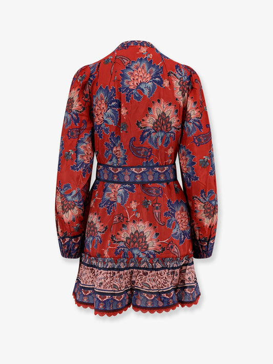 Luang Red Mini Dress