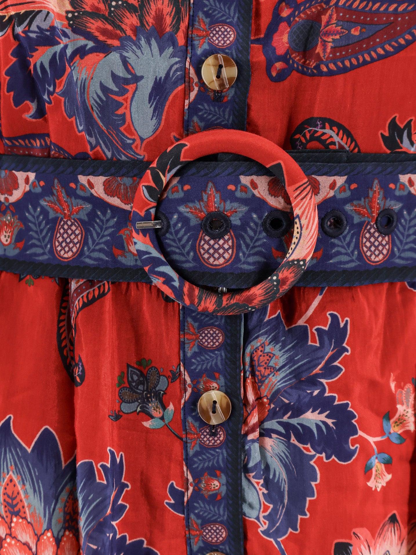 Luang Red Mini Dress
