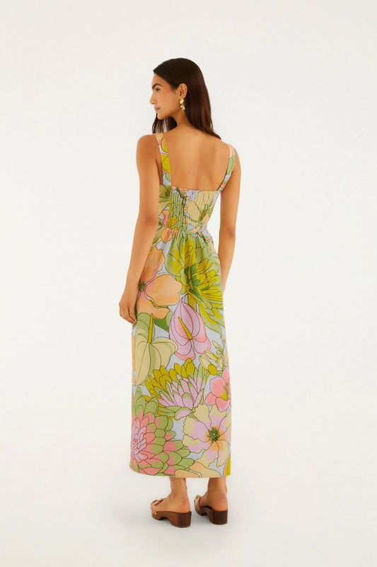 Light Blue Spring Affair Maxi Dress