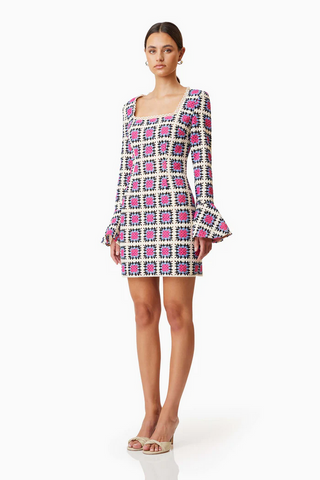 Luna Mini Dress in Multi