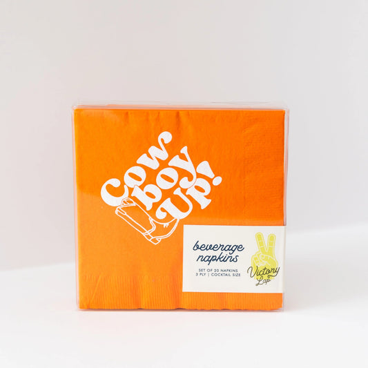 Stillwater Cocktail Napkins - Orange