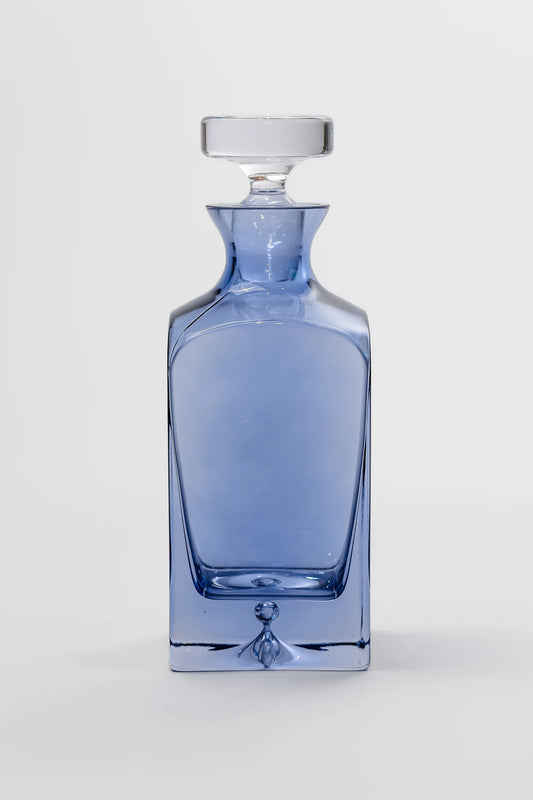 ESTELLE COLORED DECANTER - HERITAGE {COBALT BLUE}