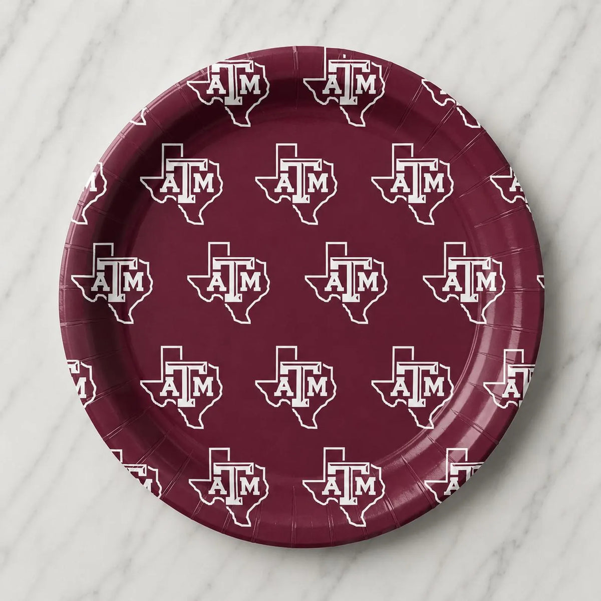 7" Appetizer Plates - Texas A&M