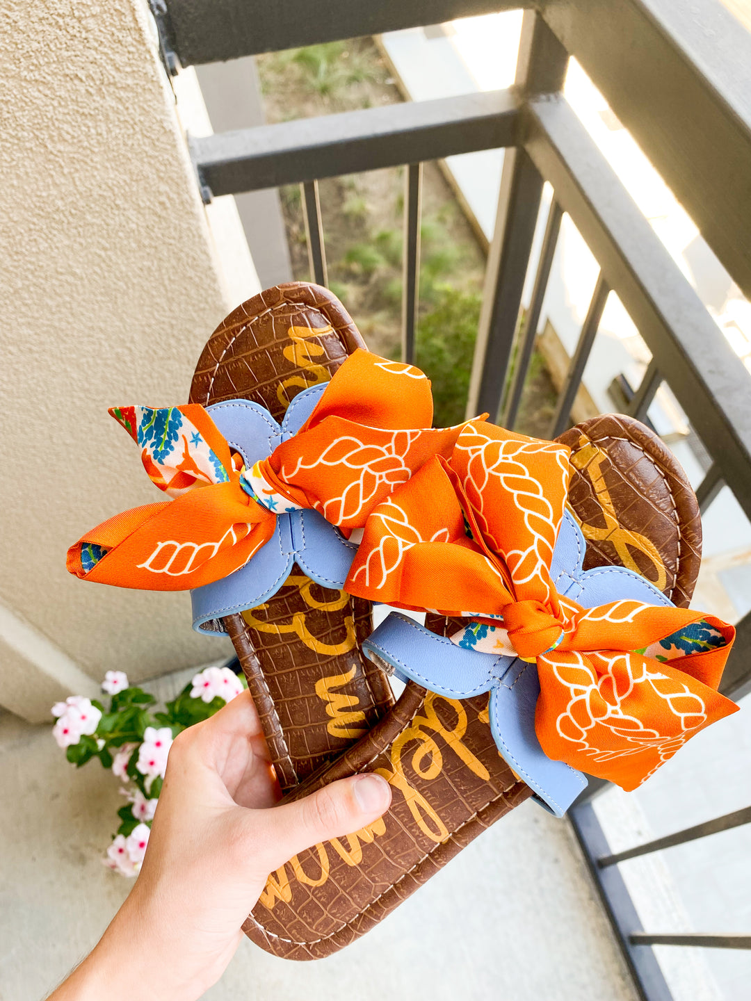 Saturday Silks - Texas Longhorns Skinny Scarf