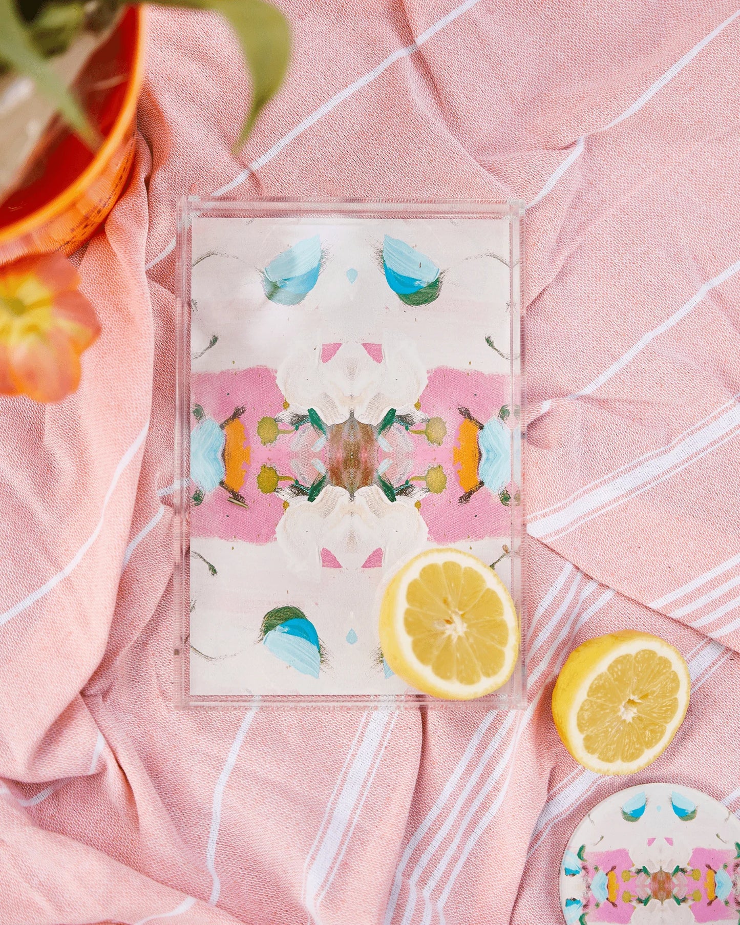 MONETS GARDEN PINK | LAURA PARK X TART SMALL TRAY