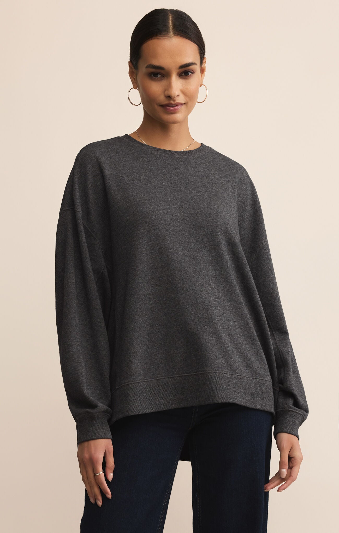 Modern Weekender Sweatshirt - Charcoal Heather