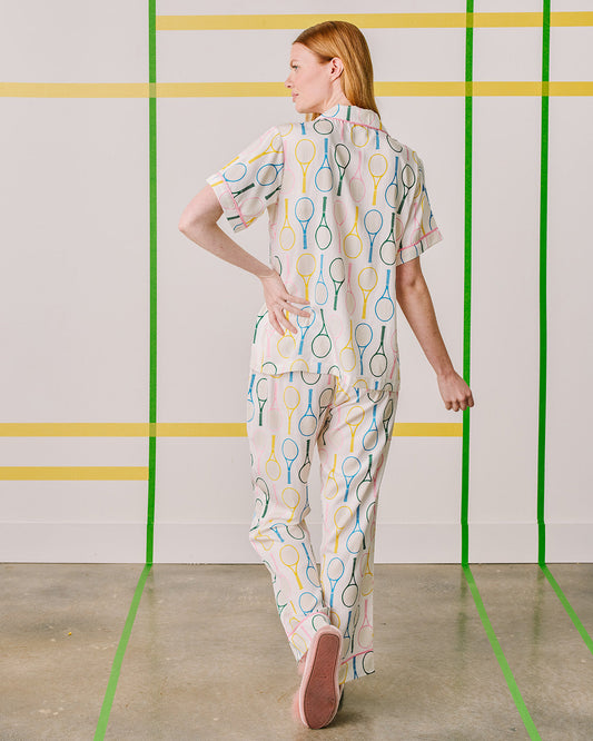 Tennis Time Pajama Pants Set - Multi