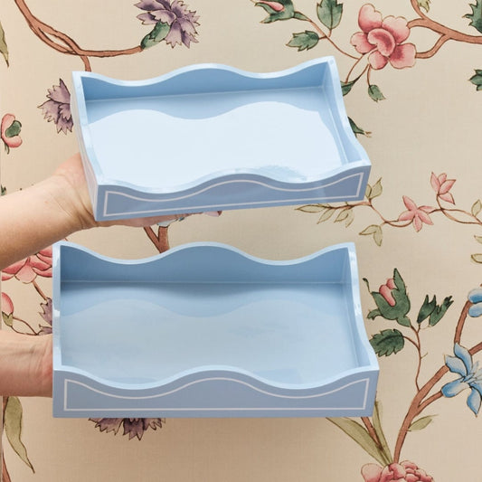 Lacquer Tray - Hydrangea