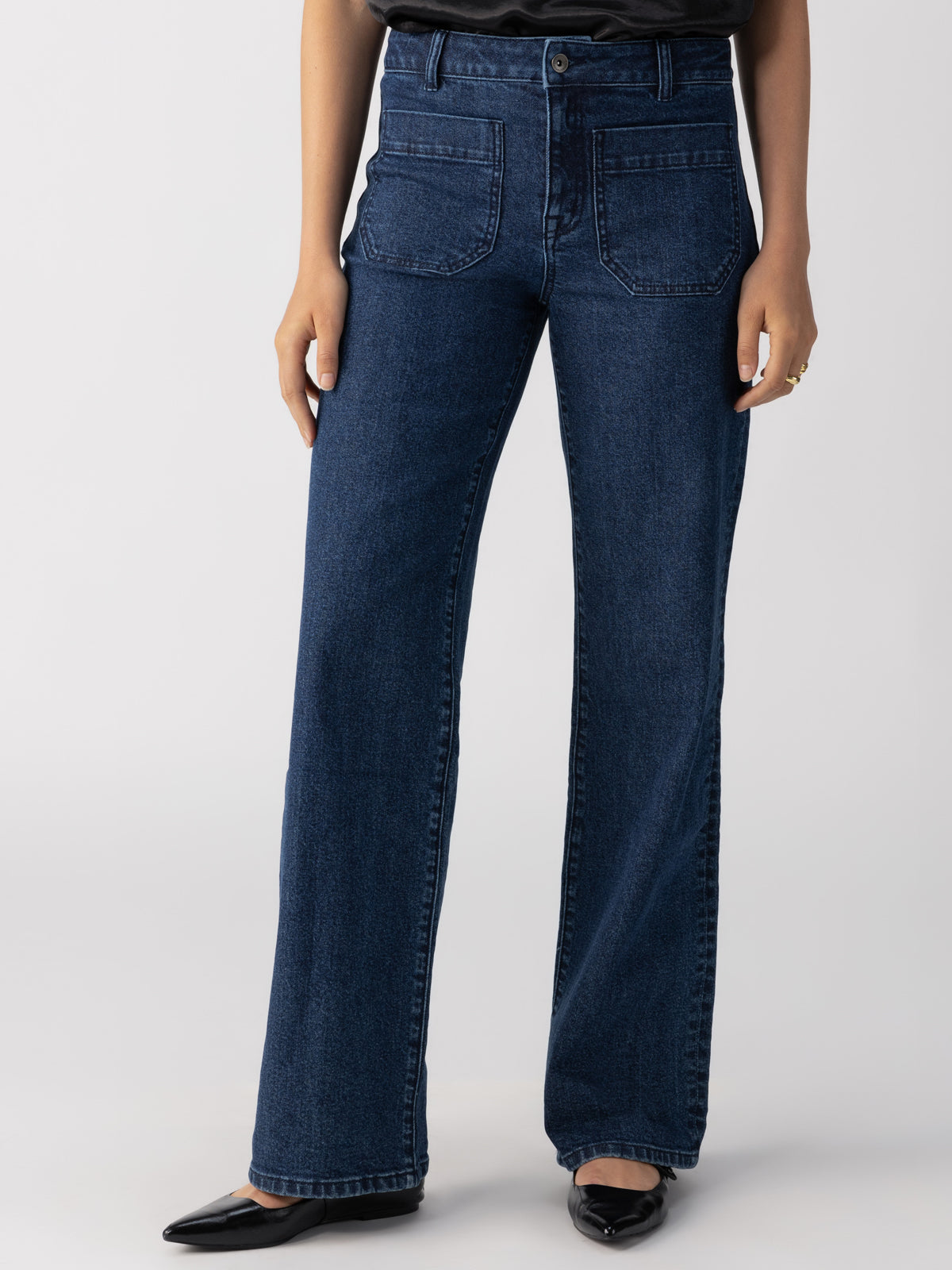 Marine Full Length Standard Rise Jeans - Aspen