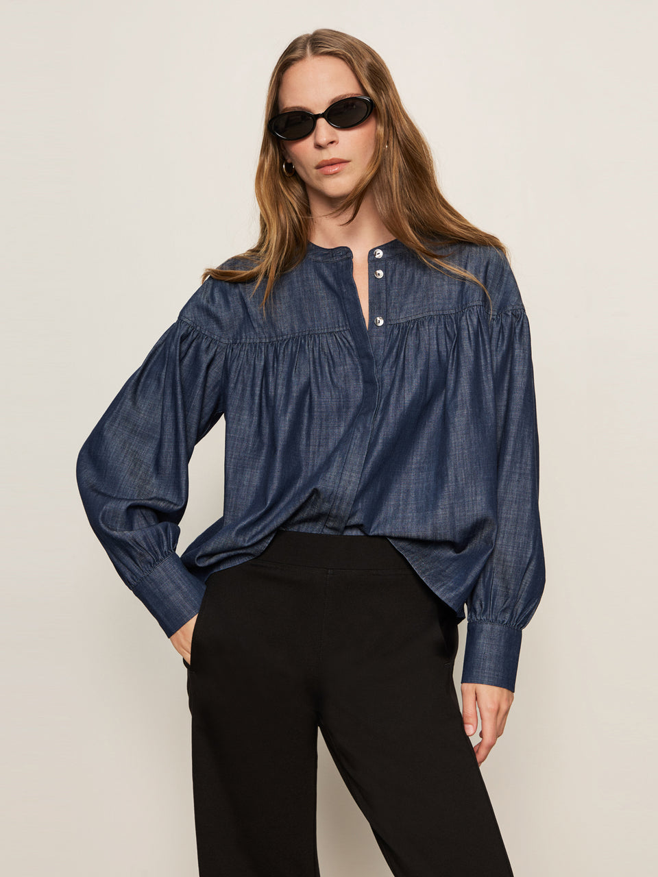 Personal Best Blouse - Moonshadow