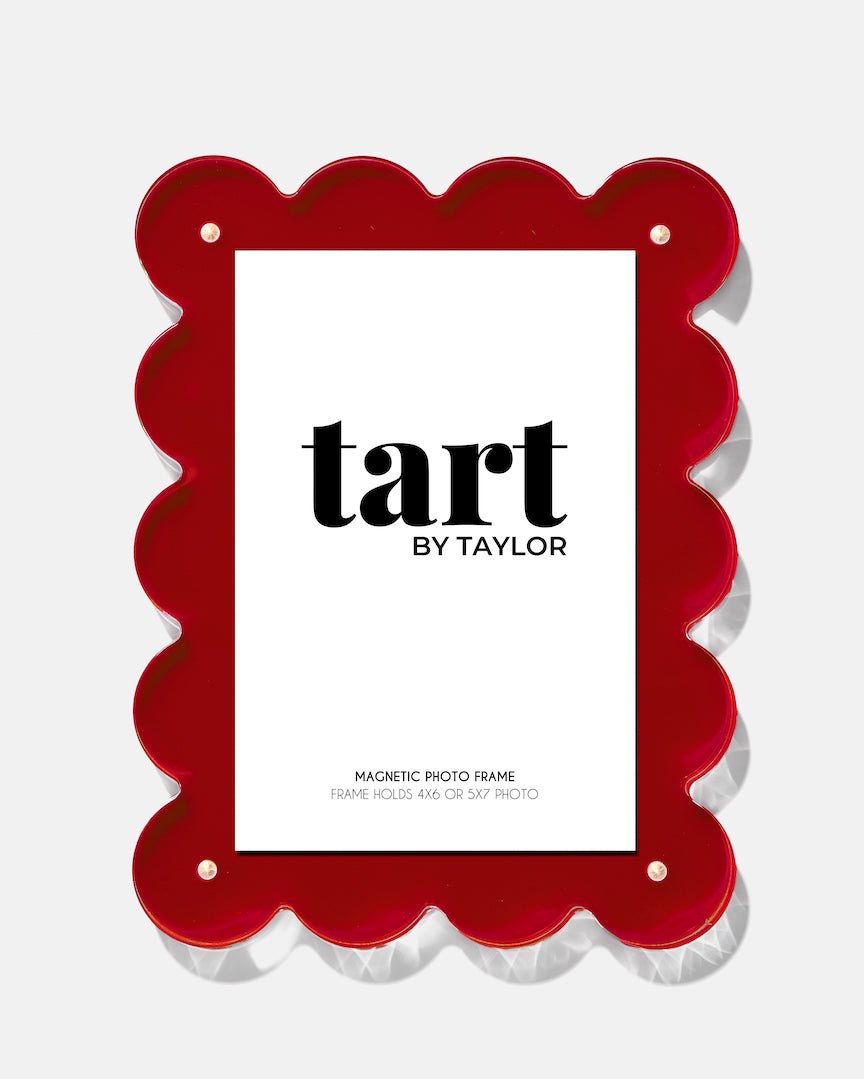 RED ACRYLIC PICTURE FRAME