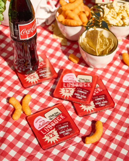 Lubbock Coasters | Tailgate Collection