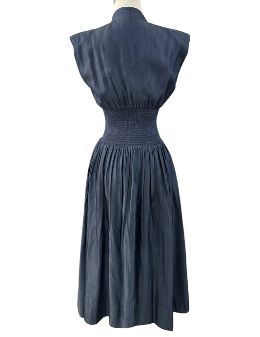 Viki Dress - Dark Indigo