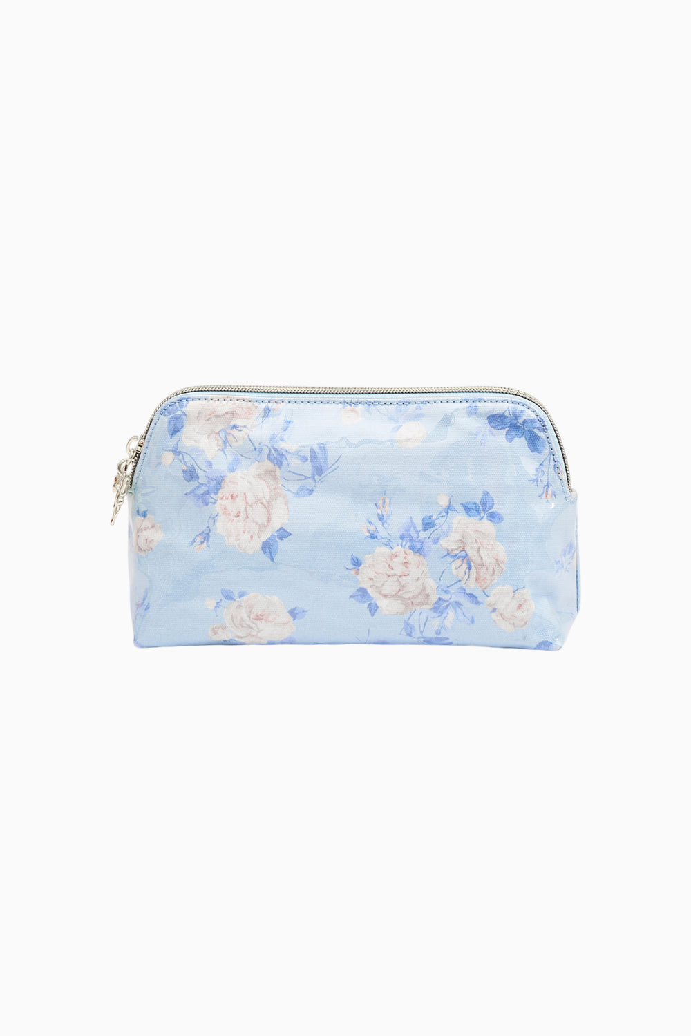 Heirloom Print Small Travel Pouch - Whisper Blue