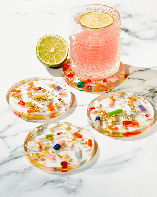 Pills + Gold Coaster