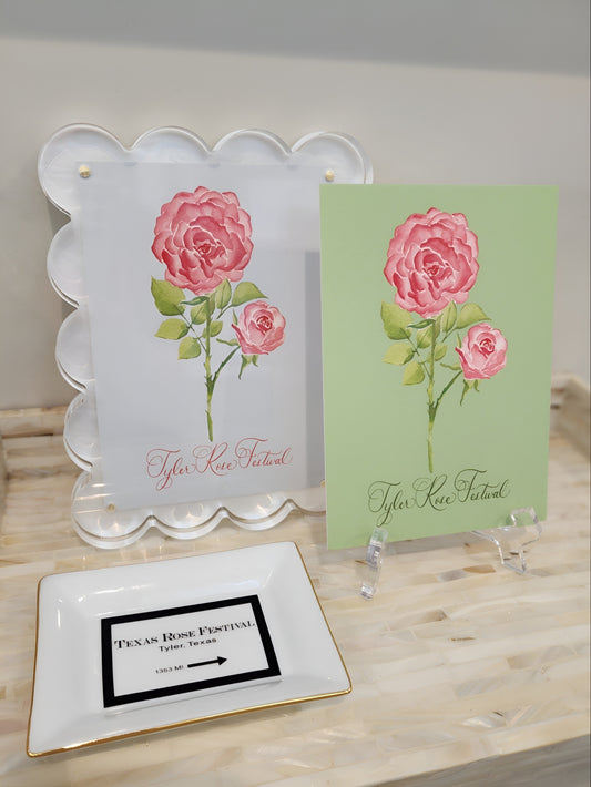 Texas Rose Festival "Marfa" Trinket Dish