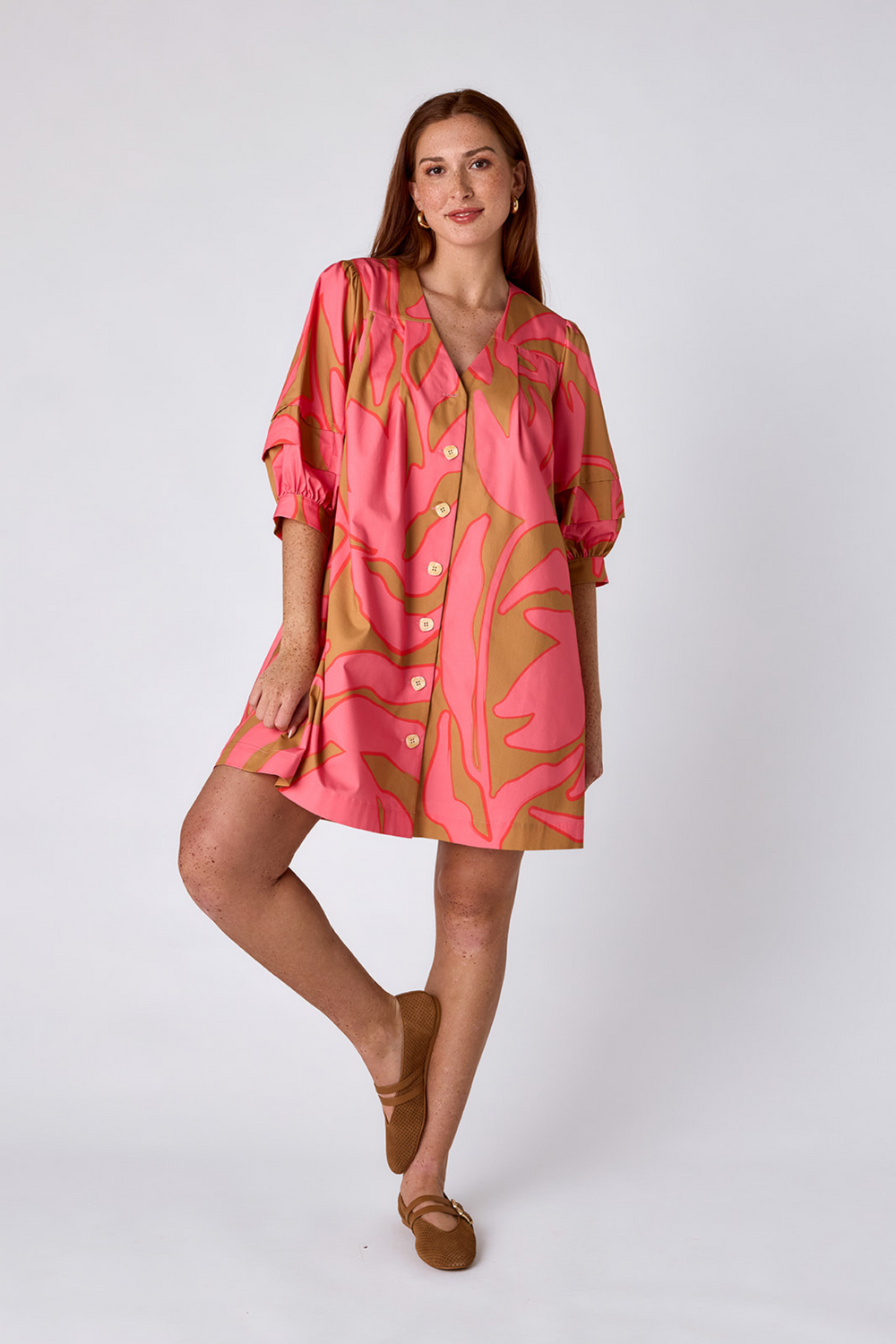 Lennie Dress - Pressed Floral