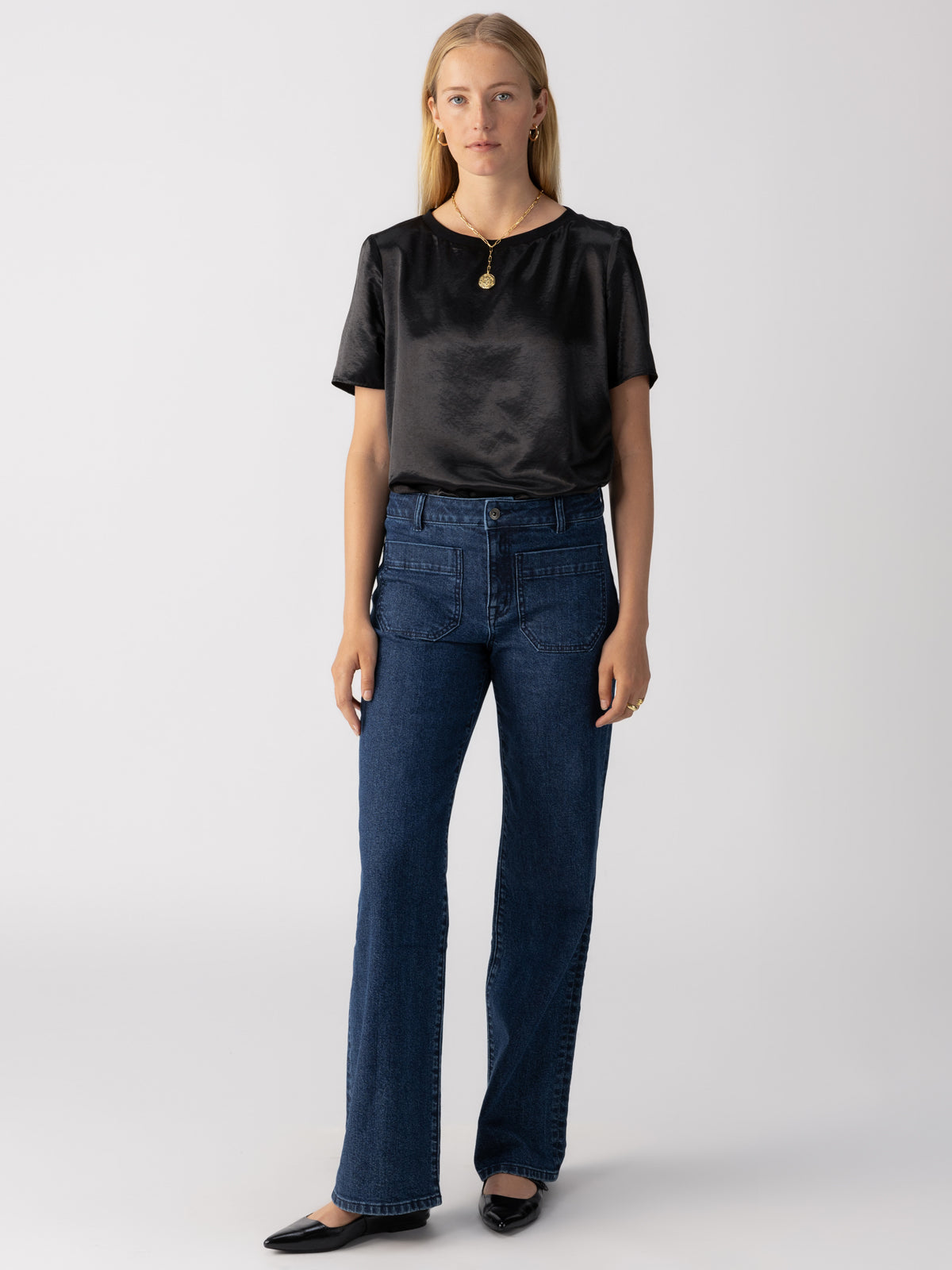 Marine Full Length Standard Rise Jeans - Aspen