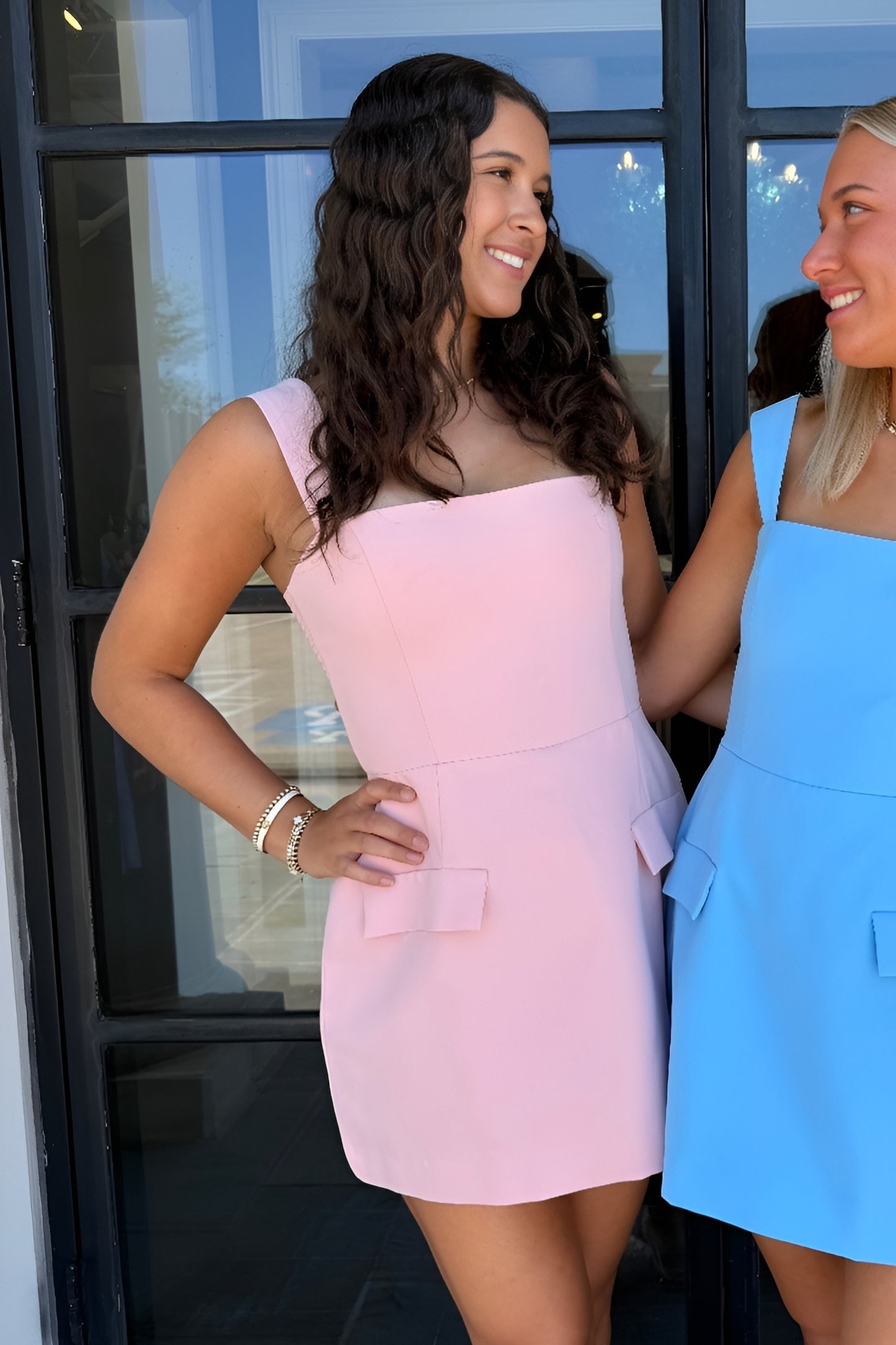 Bethany Skort Romper - Dusty Rose