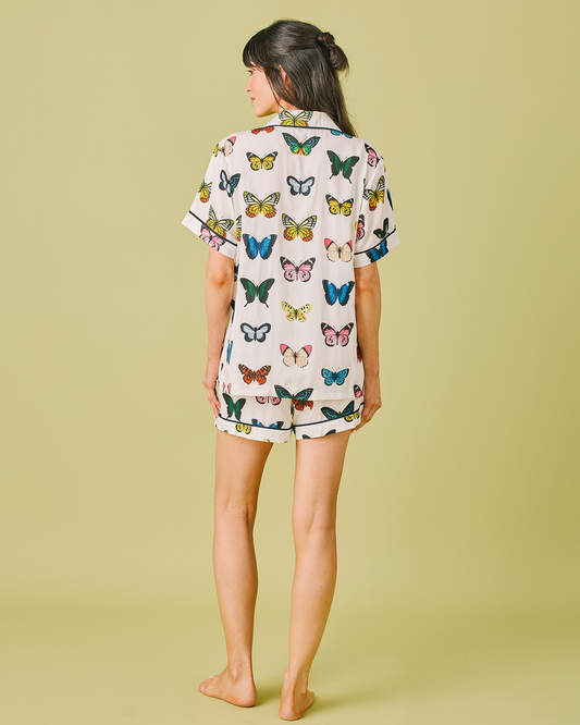 Mariposa Pajama Shorts Set