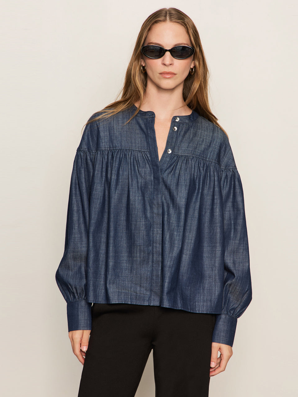 Personal Best Blouse - Moonshadow