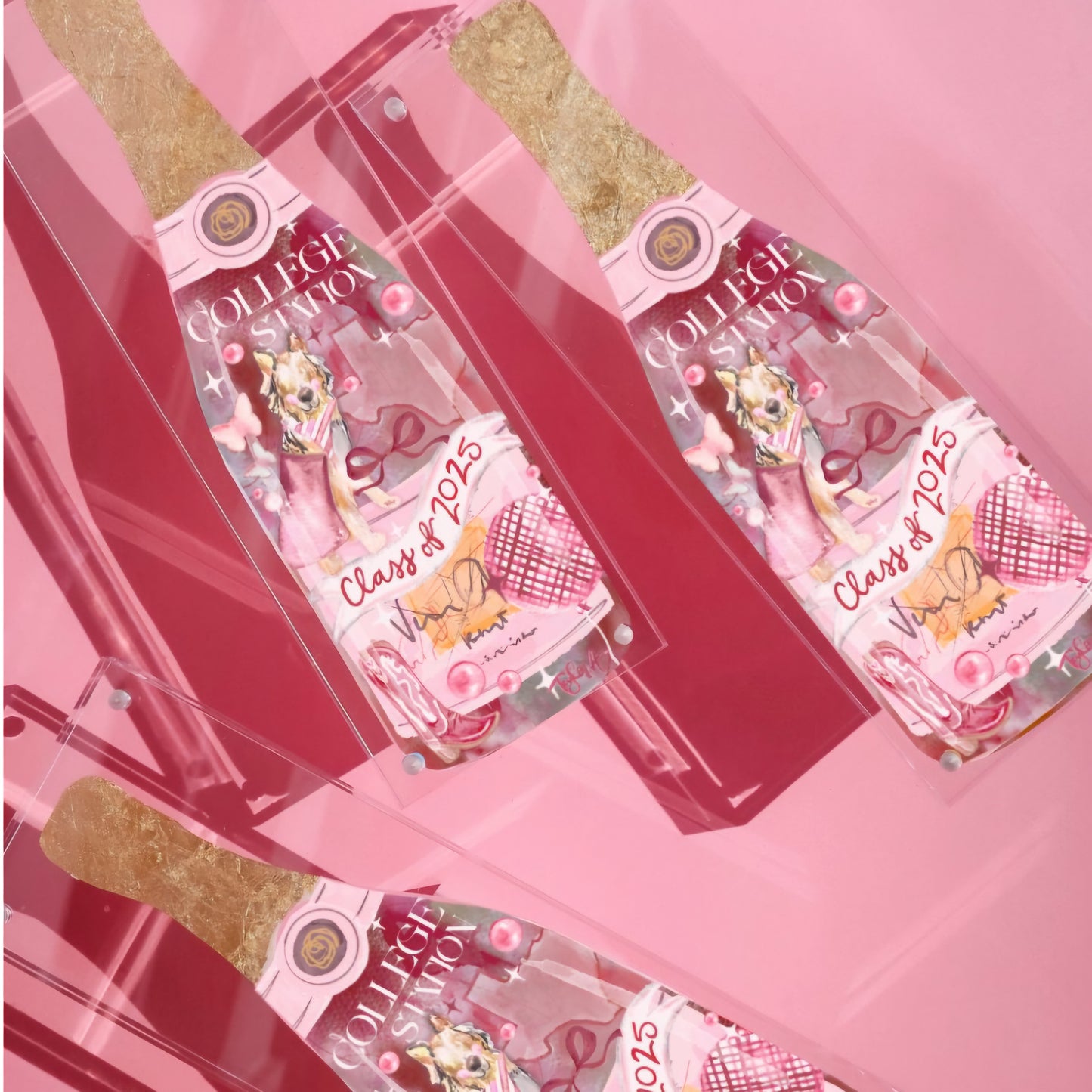 Taylor A. Designs - College Station Grad Bottle