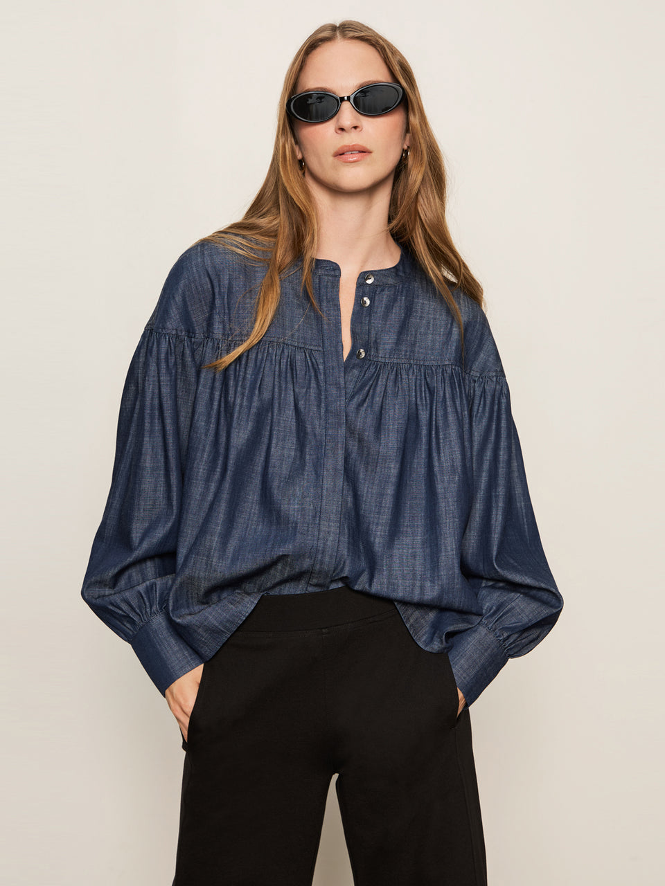 Personal Best Blouse - Moonshadow
