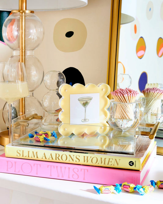 BUTTER YELLOW MINI ACRYLIC PICTURE FRAME