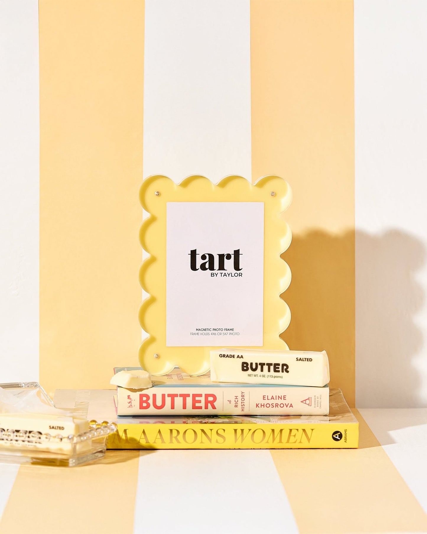 BUTTER YELLOW ACRYLIC PICTURE FRAME