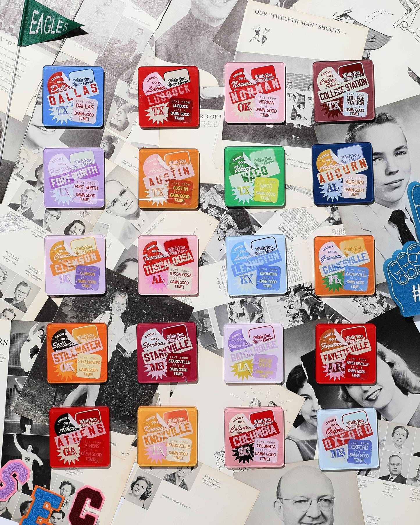 Waco Coasters | Tailgate Collection