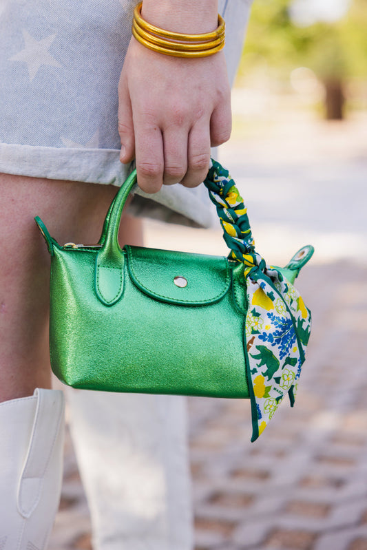 Saturday Silks - Baylor Bears Skinny Scarf