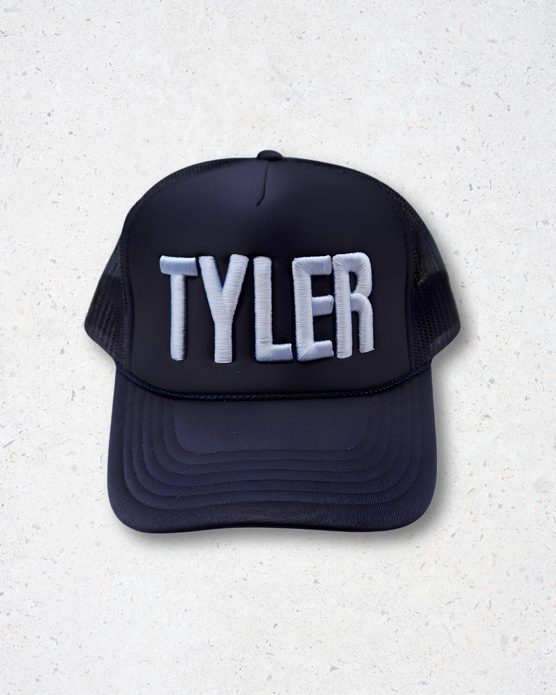 TYLER Trucker Hat - Navy & Baby Blue