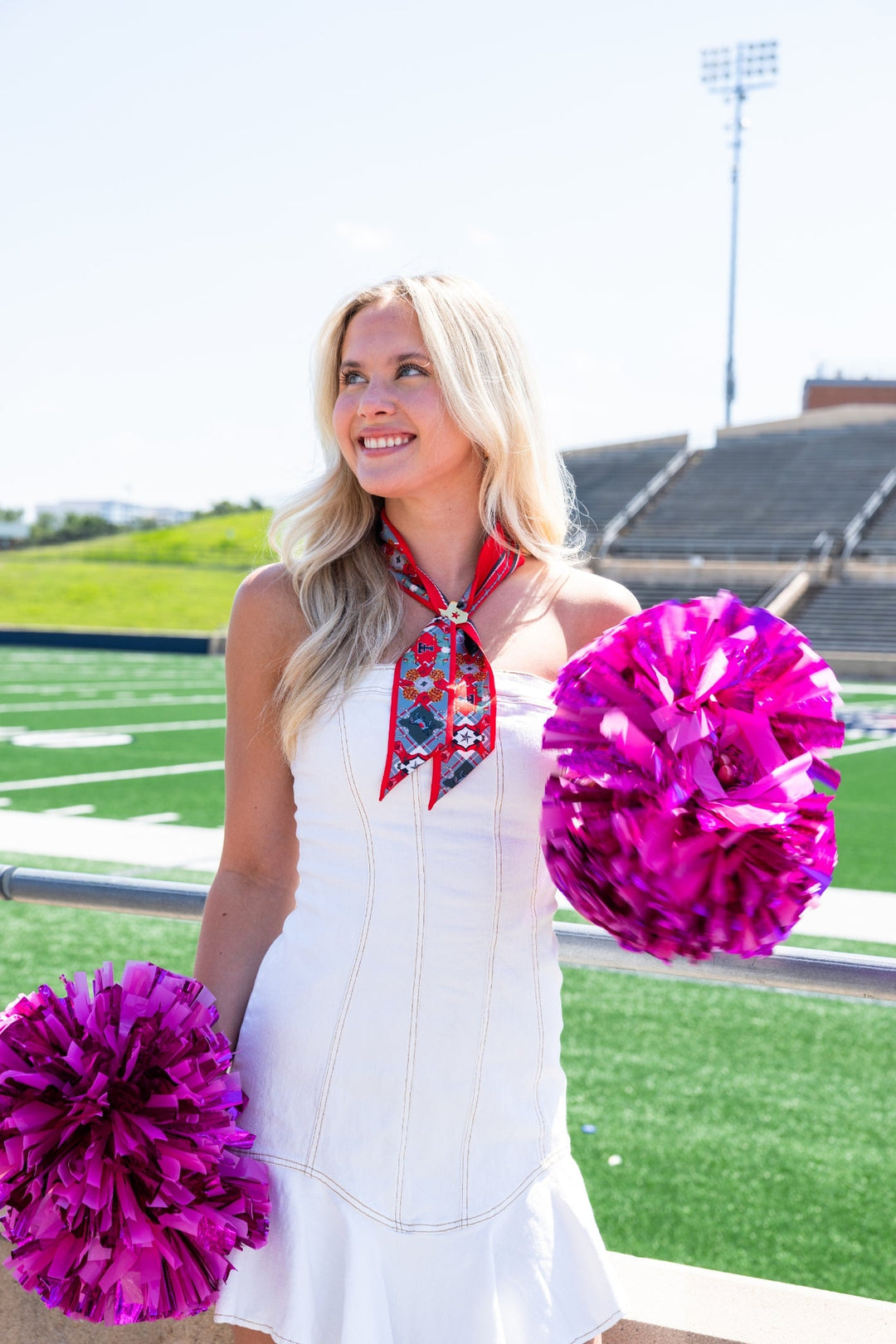 Saturday Silks - All-Star Skinny Scarf - Texas Tech