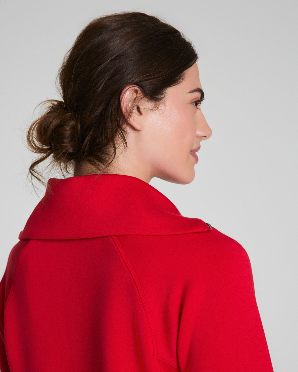 AirEssentials® Half Zip Dress - Spanx Red