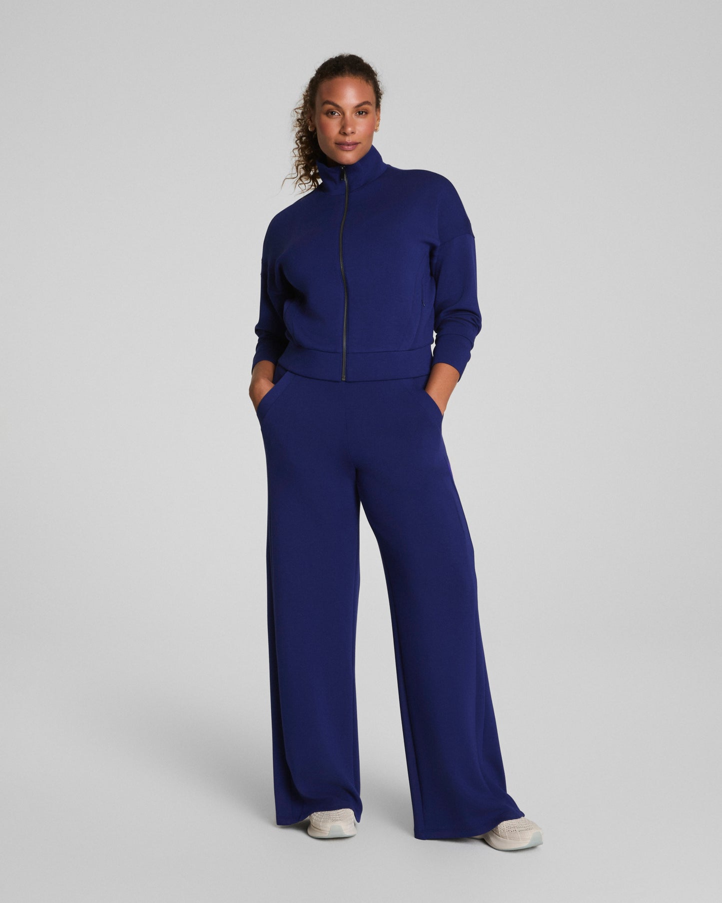AirEssentials® Wide Leg Track Pant - Midnight Iris