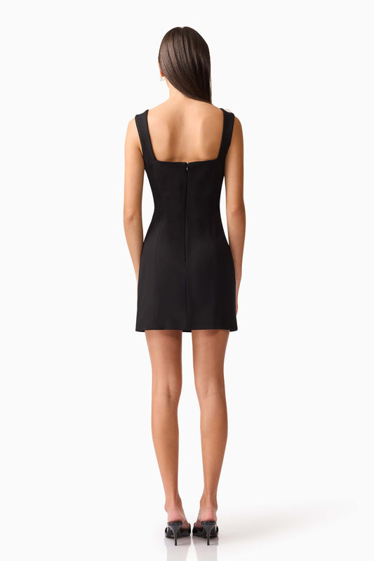 Marina Mini Dress in Black & White