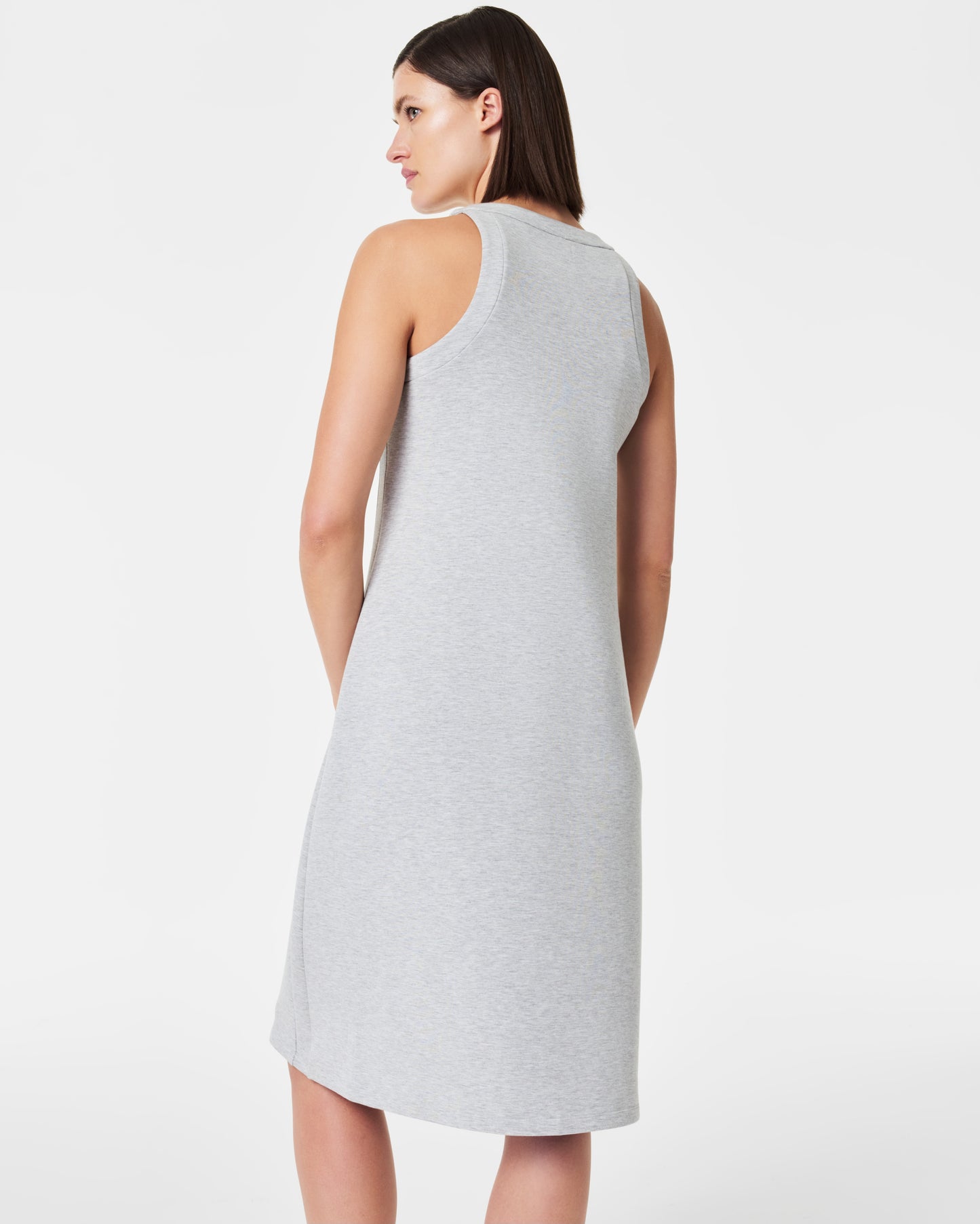 Spanx - AirEssentials Tank Midi Dress - Light Grey Heather