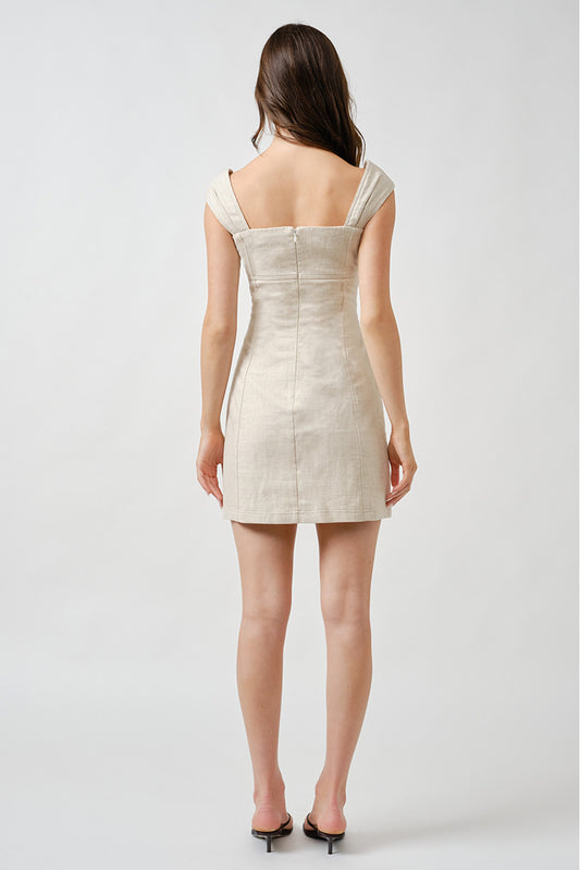 Lennon Dress - Burlap