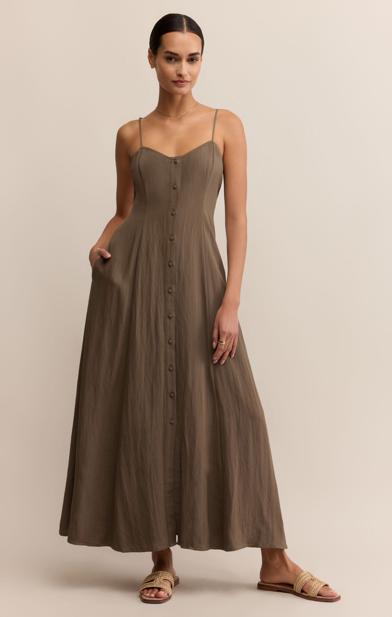 Angel Eyes Midi Dress - Tiki