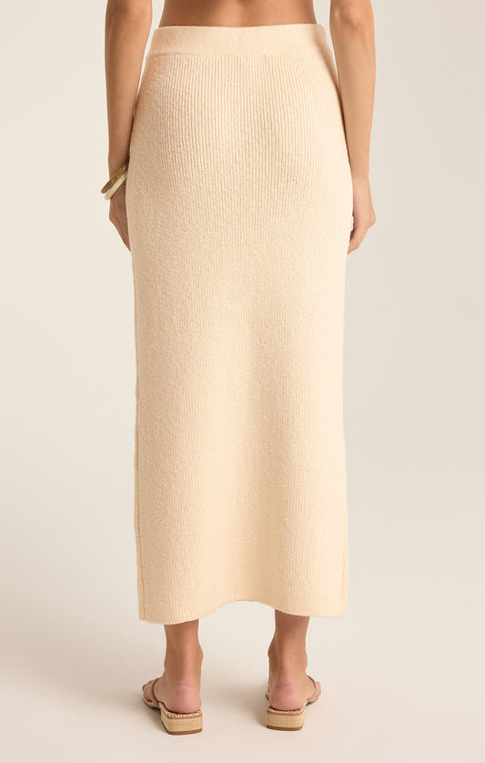Avni Sweater Skirt - Oat Milk