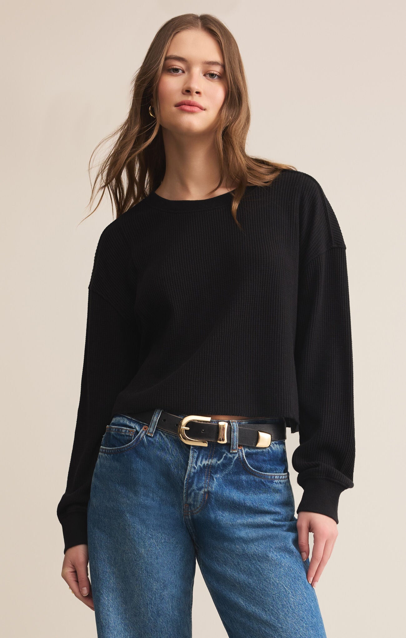 Angel Mini Thermal Top - Black