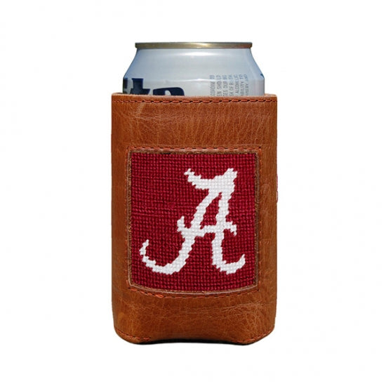 Alabama (Garnet) Needlepoint Can Cooler