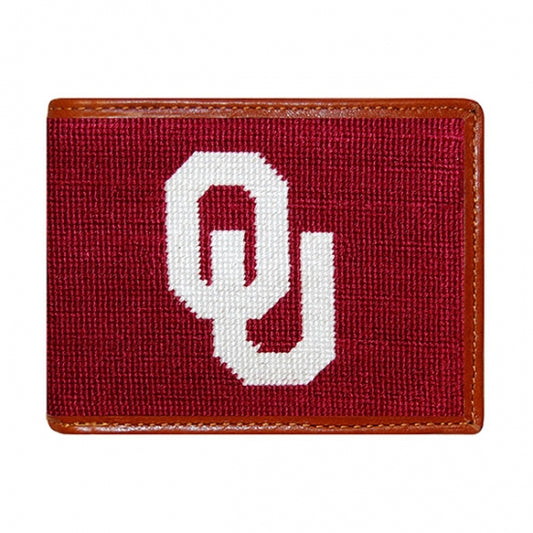 Oklahoma Needlepoint Bi-Fold Wallet