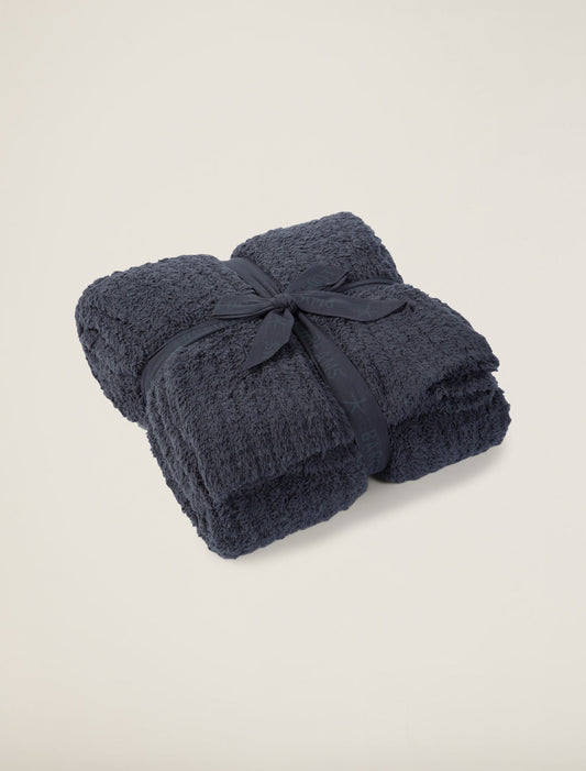 CozyChic® Ribbed Throw - Slate Blue