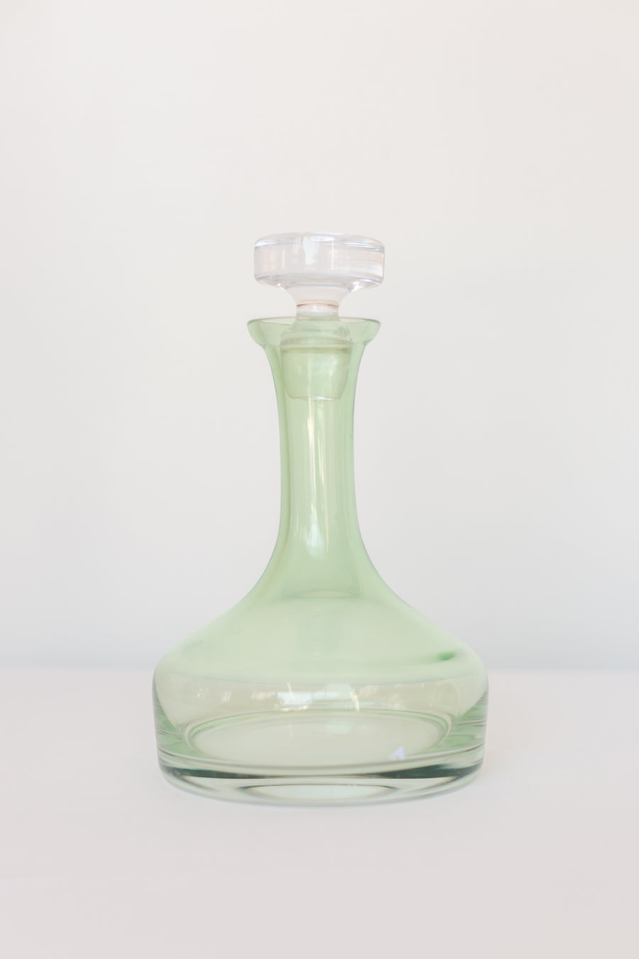 ESTELLE COLORED DECANTER- VOGUE {MINT GREEN}
