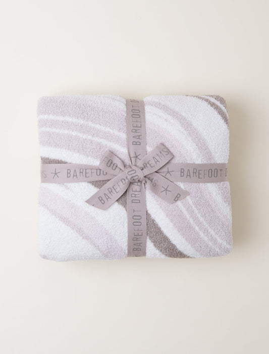 CozyChic® Marbled Blanket - Sand Multi